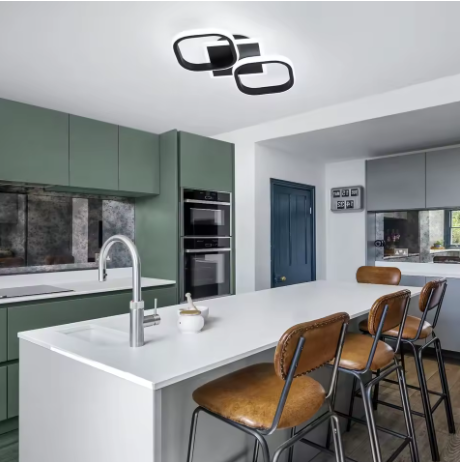 LAMPARAS EN CUADRADO DE TECHO