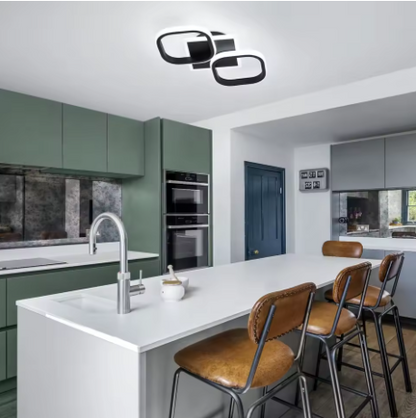 LAMPARAS EN CUADRADO DE TECHO